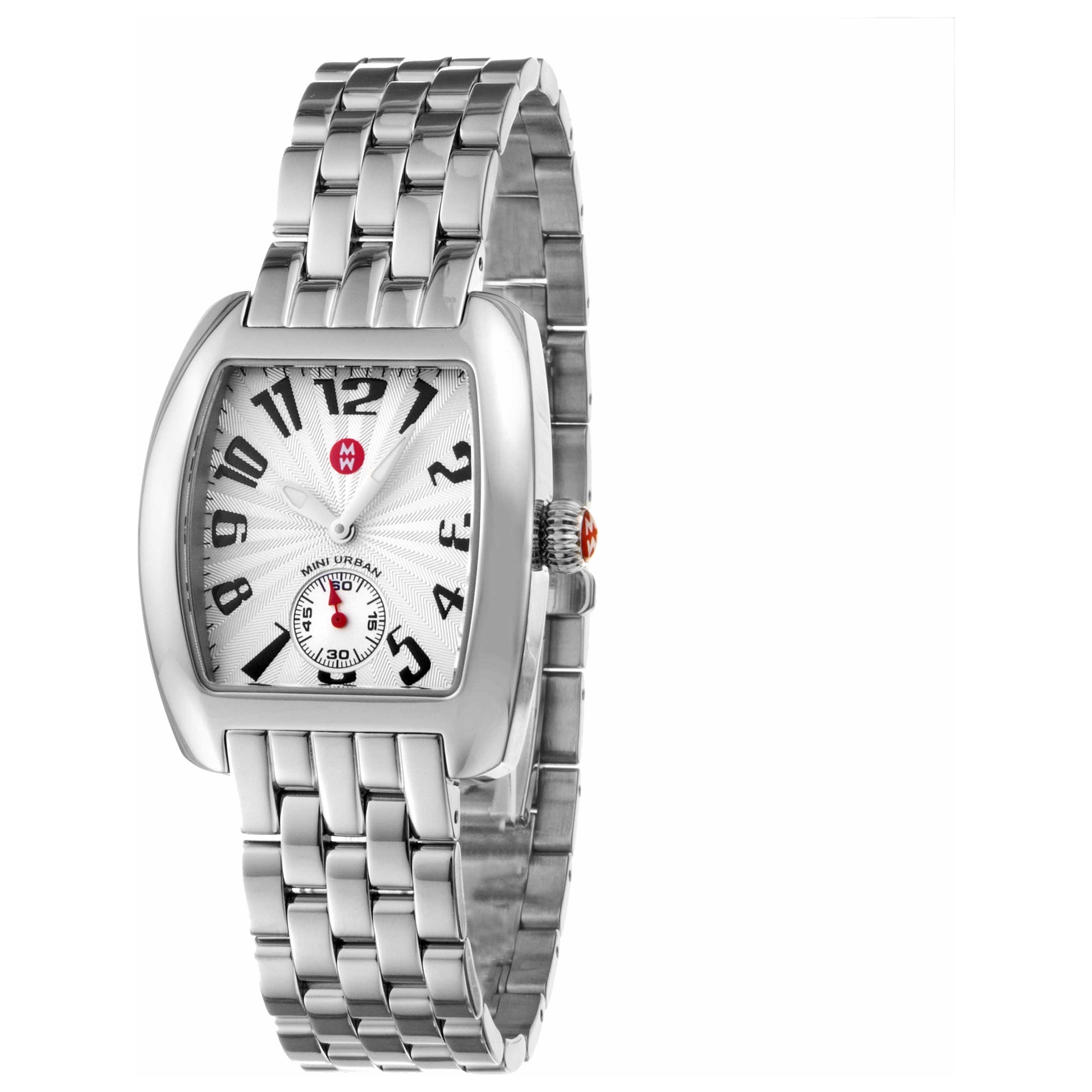 Front view of Michele Urban Women's Swiss Quartz (Battery-Powered) Watch MWW02A000156