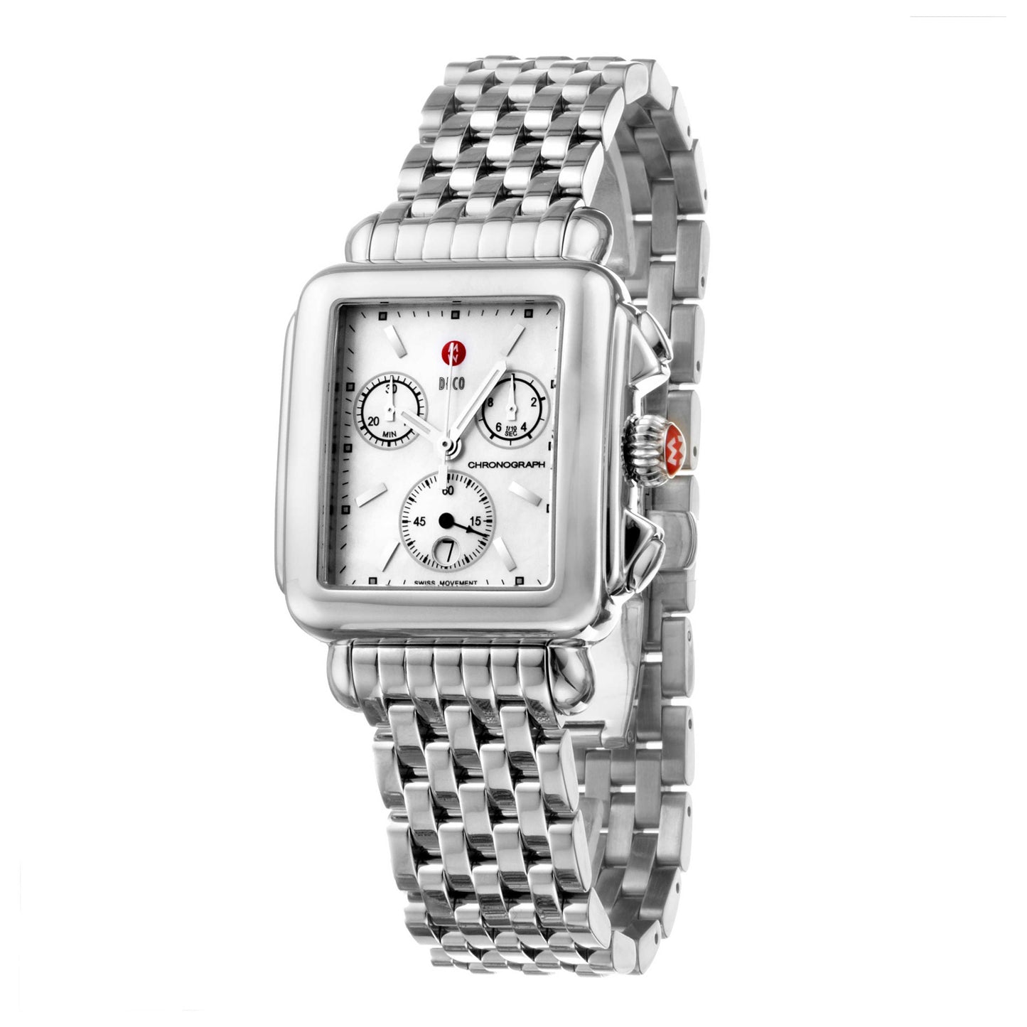 Front view of Michele Deco Women's Watch MWW06A000141