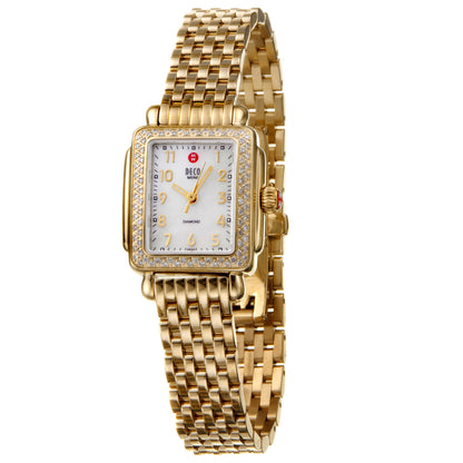 Front view of Michele Deco Women's Watch MWW06D000020