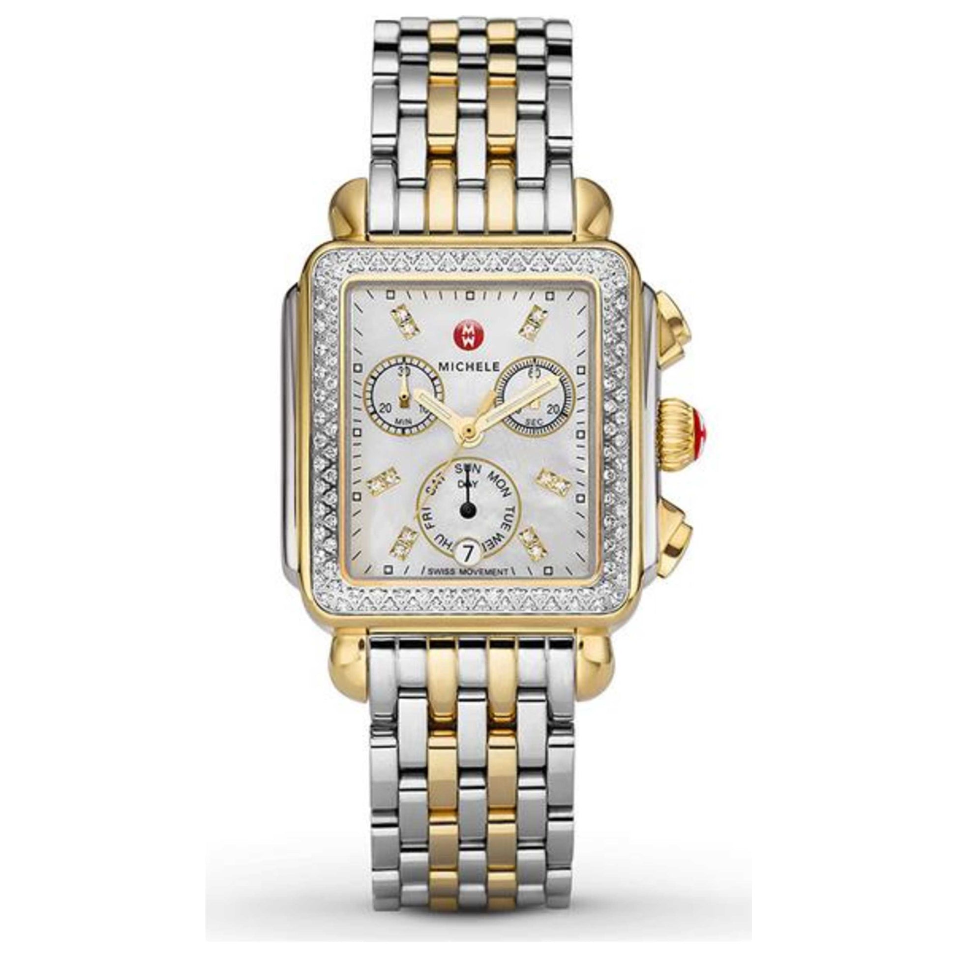 Michele Deco XL Women's Quartz Watch MWW06Z000013 - Image #2