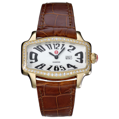 Front view of Michele Coquette Retro Women's Watch MWW08C000011