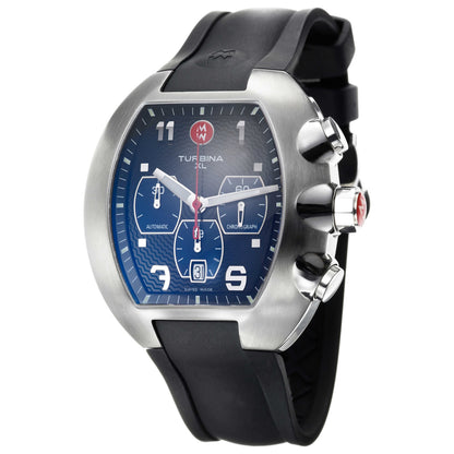 Front view of Michele Turbina XL Men's Automatic Watch MWW10B000002