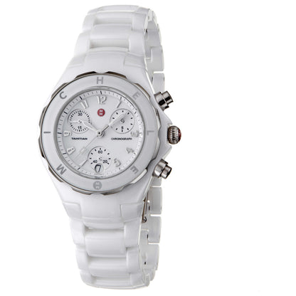 Front view of Michele Ceramic Women's Watch MWW12A000002