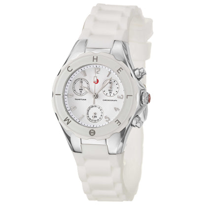 Front view of Michele Tahitian Jelly Beans Women's Swiss Quartz (Battery-Powered) Watch MWW12D000001