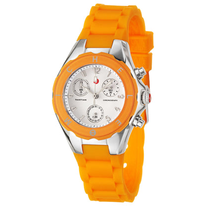 Front view of Michele Tahitian Jelly Beans Women's Swiss Quartz (Battery-Powered) Watch MWW12D000005
