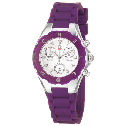 Front view of Michele Tahitian Jelly Beans Women's Swiss Quartz (Battery-Powered) Watch MWW12D000014