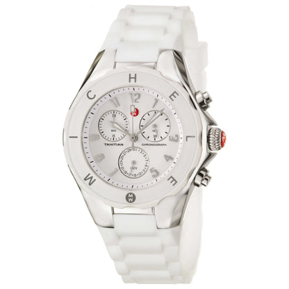 Front view of Michele Tahitian Jelly Beans Women's Swiss Quartz (Battery-Powered) Watch MWW12F000001