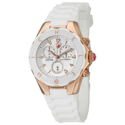 Front view of Michele Tahitian Jelly Beans Women's Swiss Quartz (Battery-Powered) Watch MWW12F000008