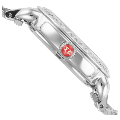 Right view of Michele Sidney Classic Diamond Women's Quartz Watch MWW30B000001
