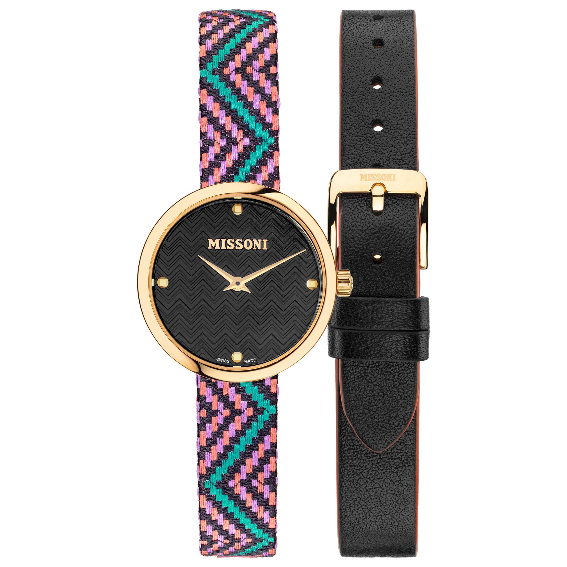 Front view of Missoni M1 Women's Quartz Watch MWY101721