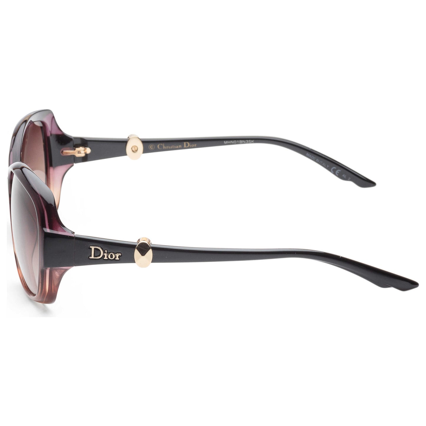 Left view of Christian Dior Mystery Women's Sunglasses MYSTE1FS-WHG-CC