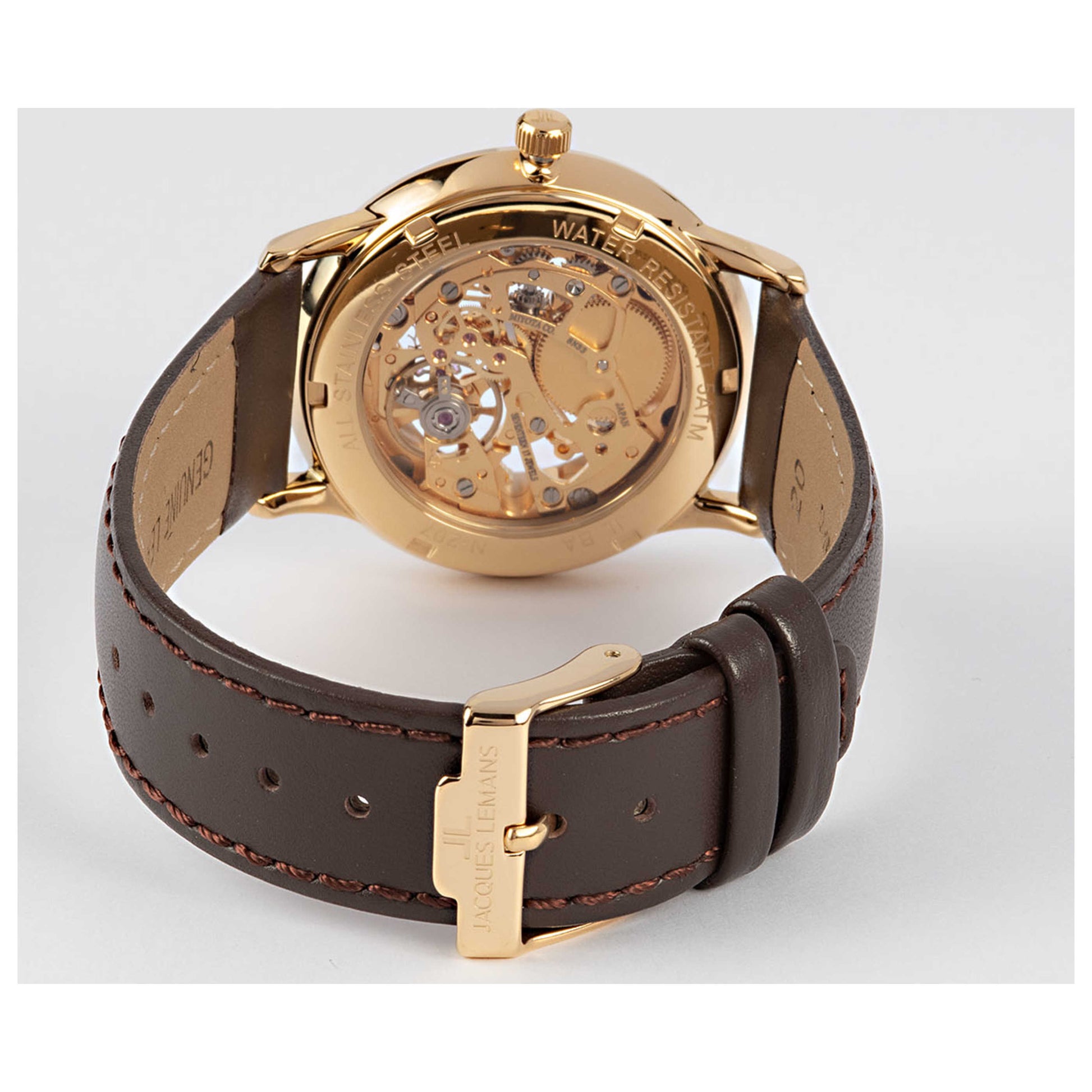 Jacques Lemans Retro Unisex Manual-Wind Watch N-207ZB - Image #2