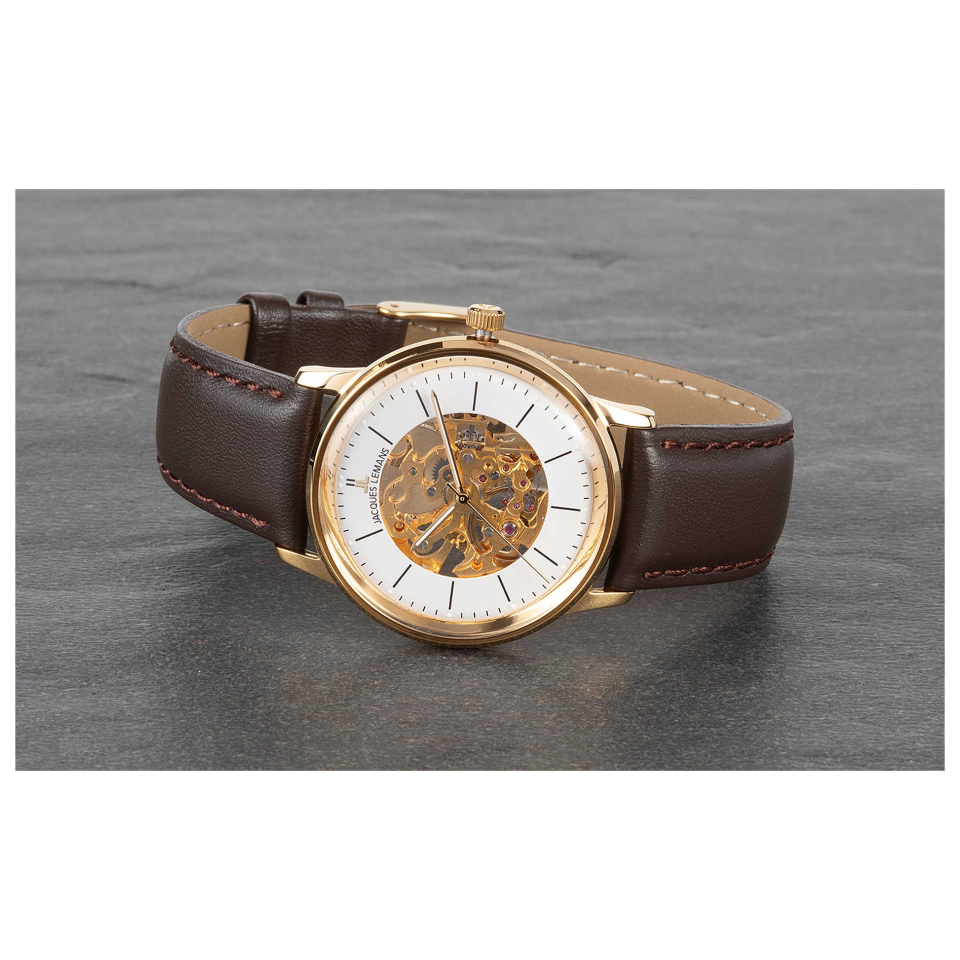 Jacques Lemans Retro Unisex Manual-Wind Watch N-207ZB - Image #5