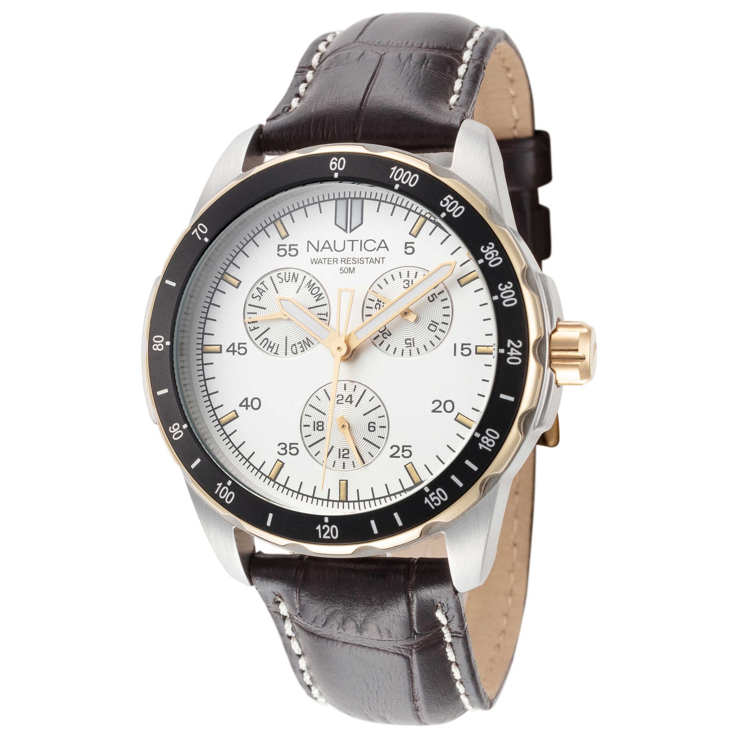 Front view of Nautica Windseeker Men's Quartz Watch N11502G