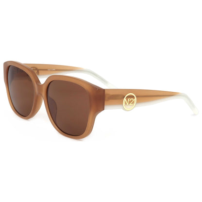 Front view of Linda Farrow No 21 Women's Sunglasses N21S48-C2-58