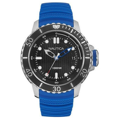 Front view of Nautica NMX Men's Quartz Watch NAD18517G