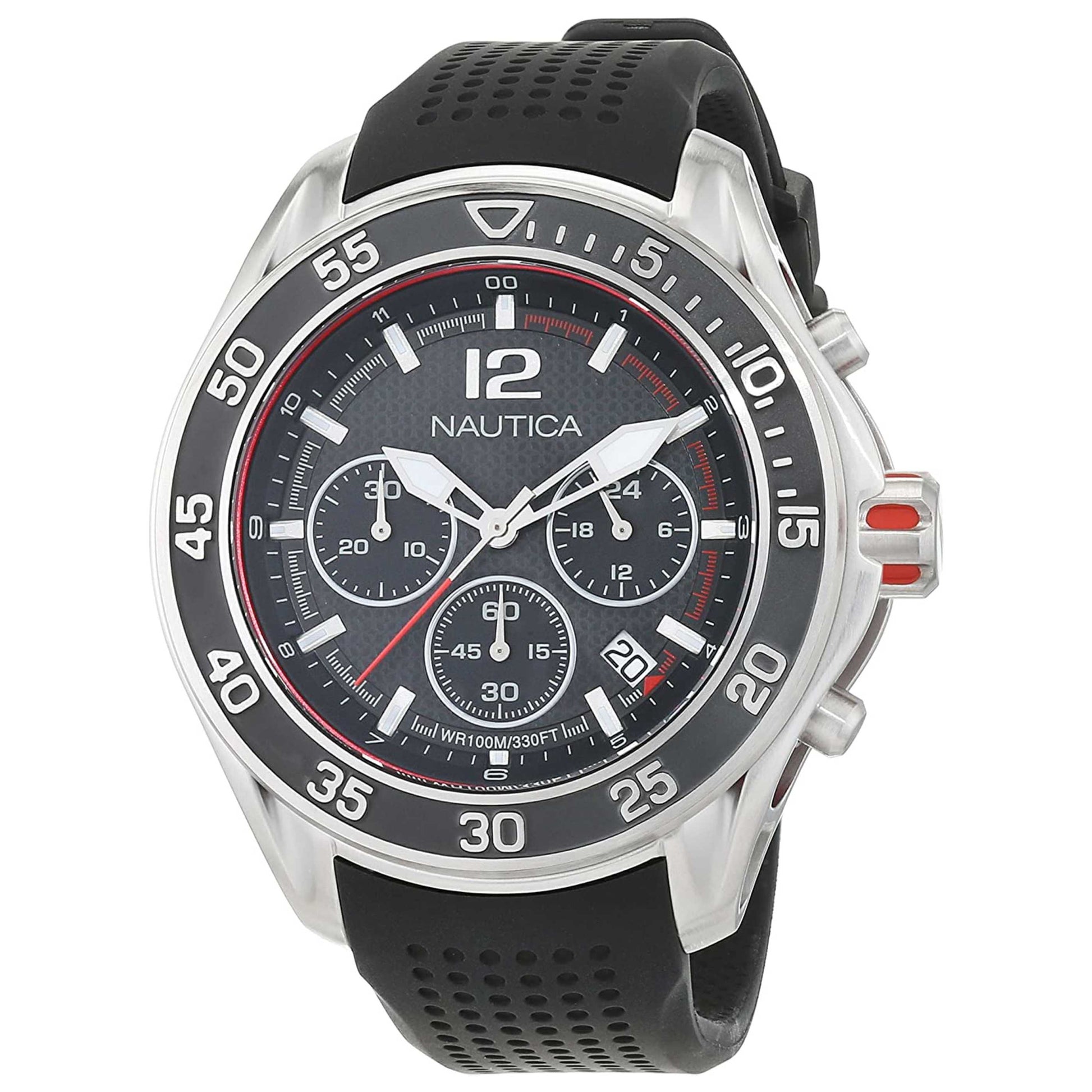 Front view of Nautica NMX Men's Quartz Watch NAD23503G