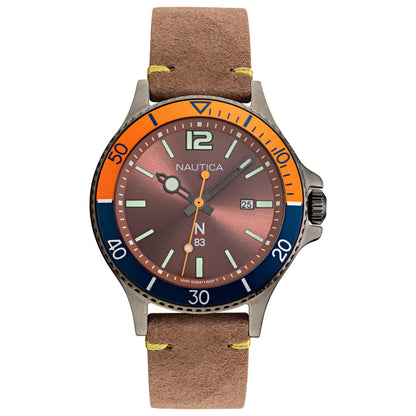 Front view of Nautica Accra Beach Men's Quartz Watch NAPABF918