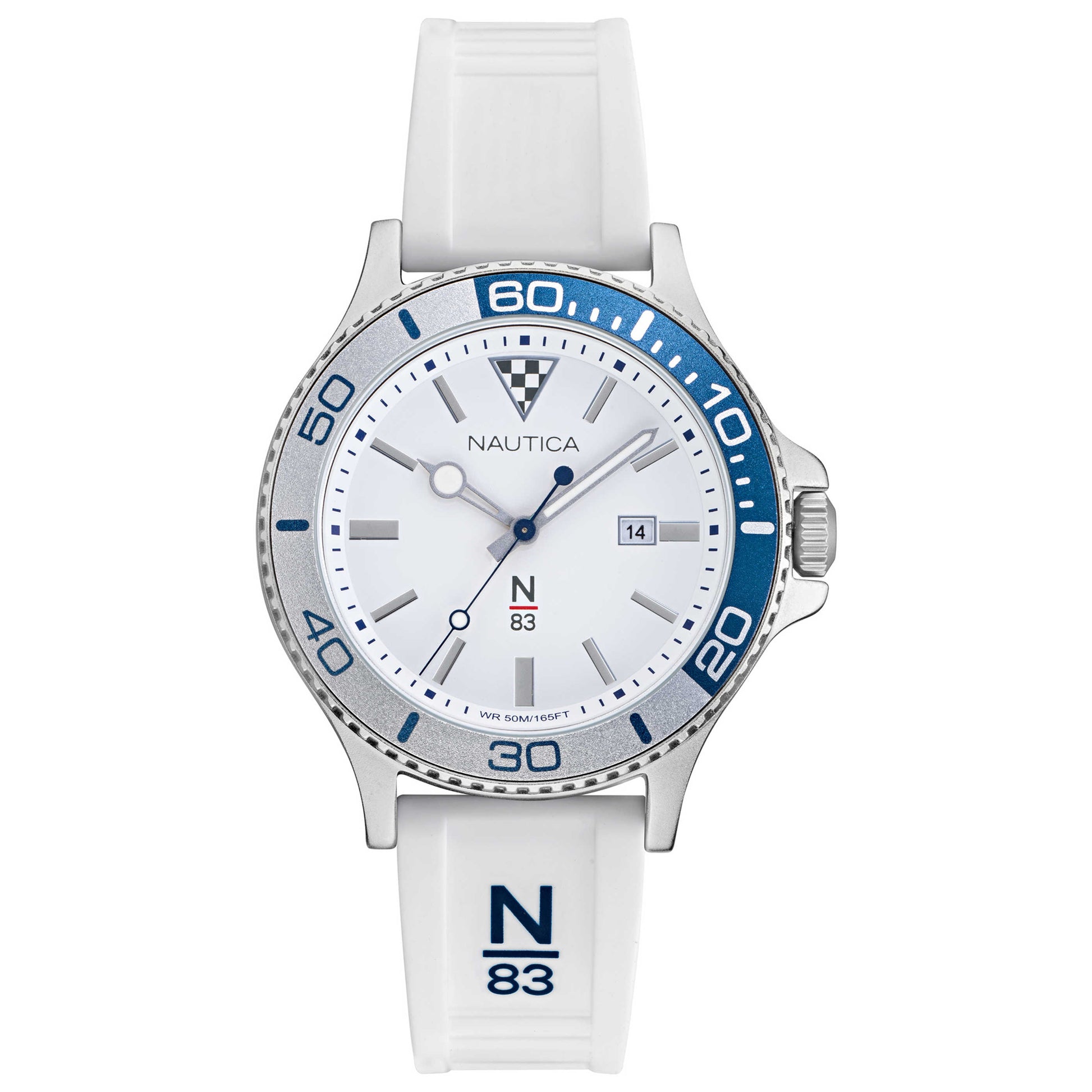 Front view of Nautica N83 Accra Beach Men's Quartz Watch NAPABS022