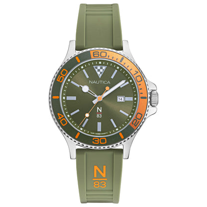 Front view of Nautica N83 Accra Beach Men's Quartz Watch NAPABS023