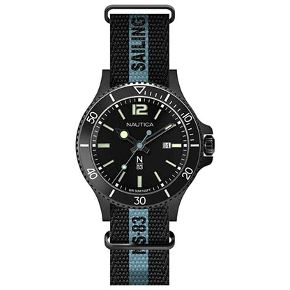 Front view of Nautica N83 Accra Beach Men's Quartz Watch NAPABS903