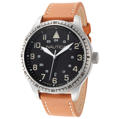 Front view of Nautica Classic Men's Quartz Watch NAPB05002
