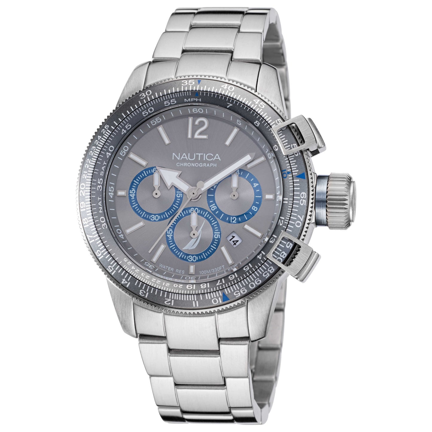 Front view of Nautica BFC Men's Quartz Watch NAPBFF103