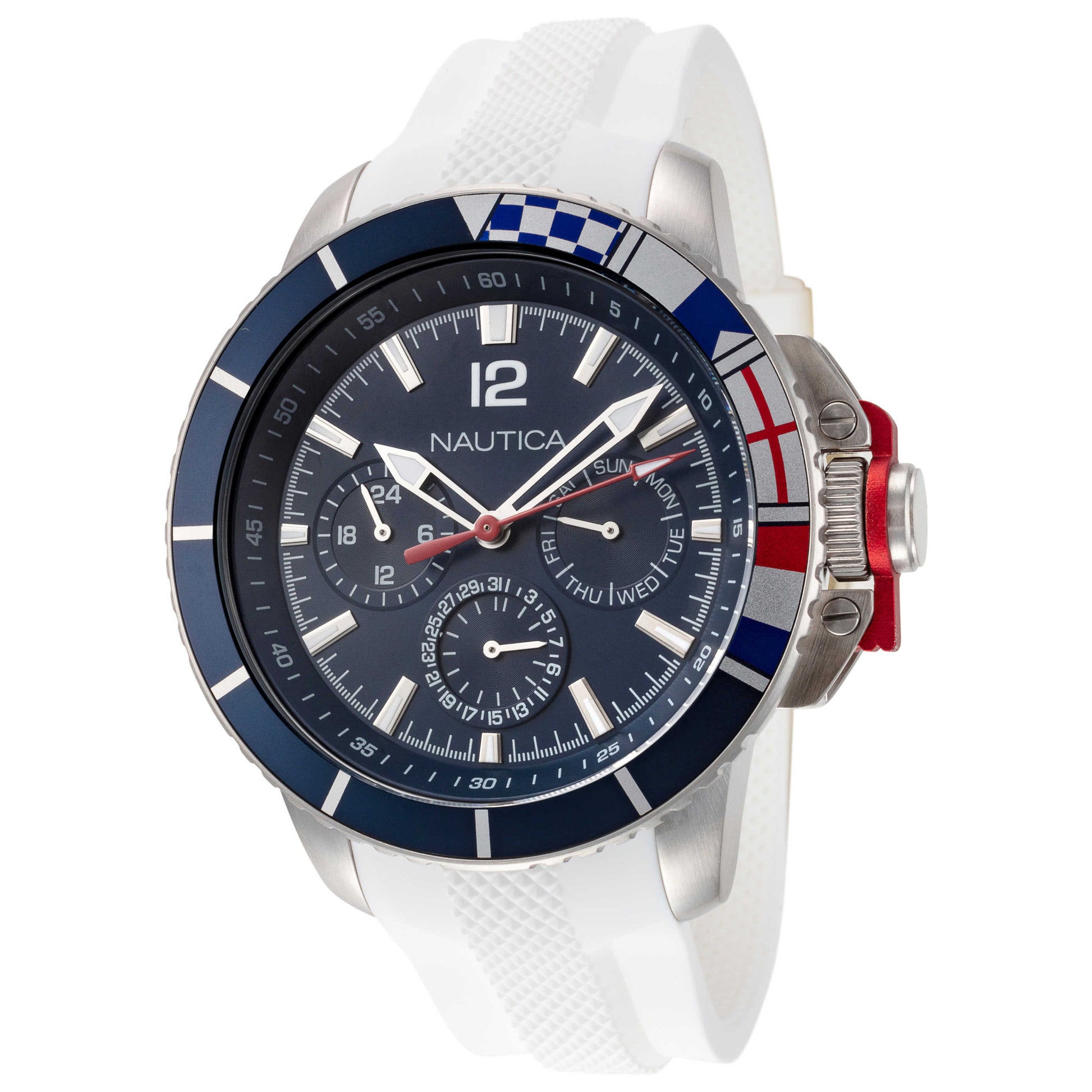 Front view of Nautica Bay Ho Men's Quartz Watch NAPBHP902