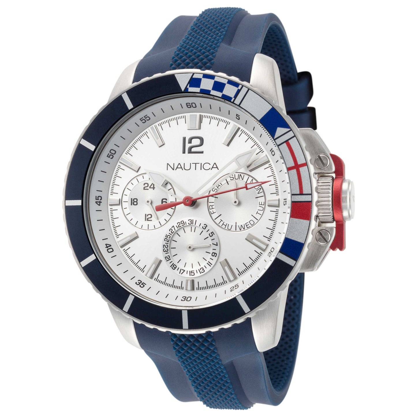 Front view of Nautica Bay Ho Men's Quartz Watch NAPBHP903