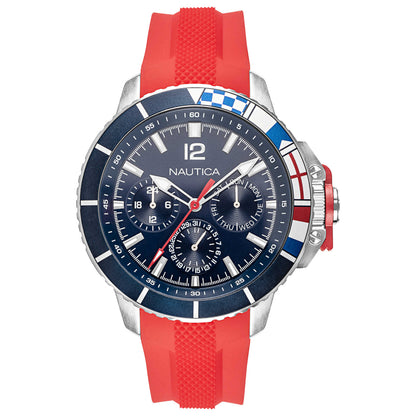 Front view of Nautica Bay Ho Men's Quartz Watch NAPBHP904