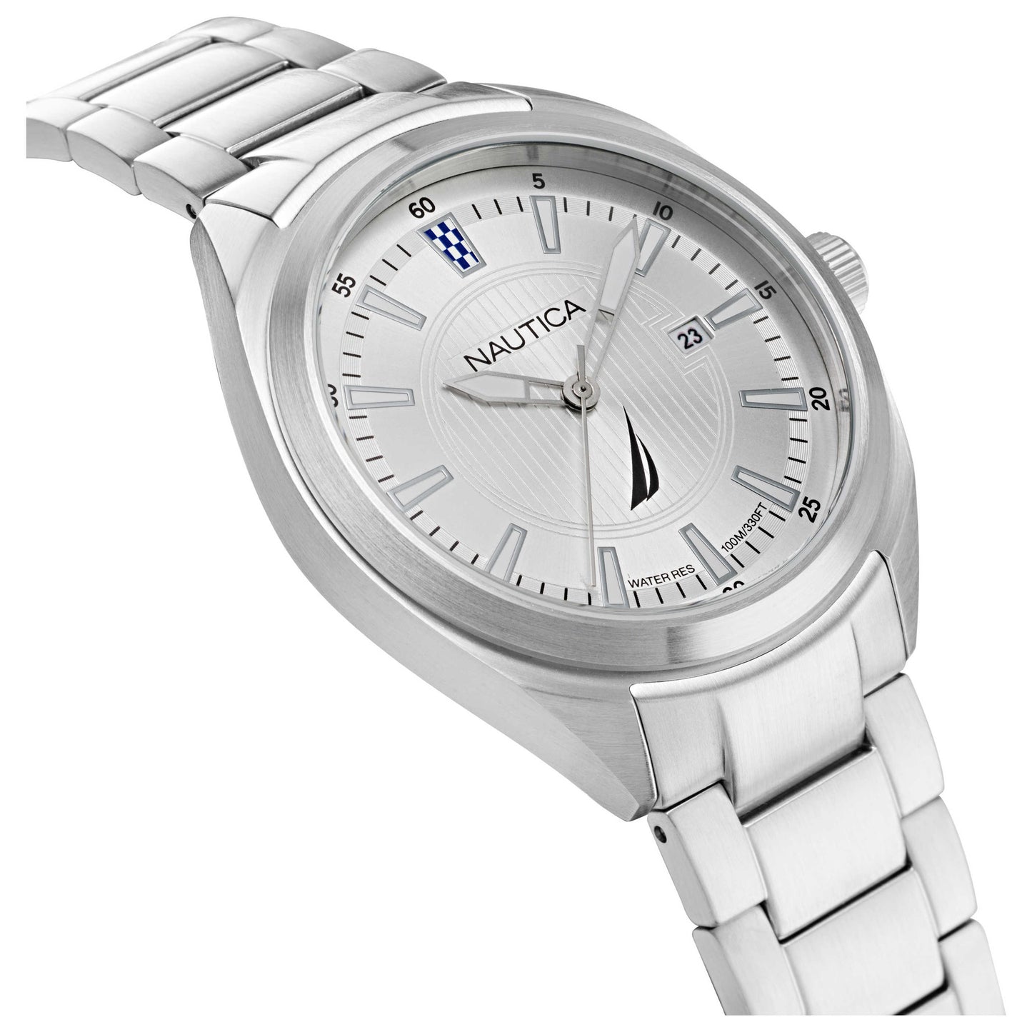 Left view of Nautica Battery Park Men's Quartz Watch NAPBPS016