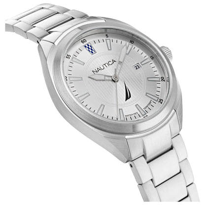Left view of Nautica Battery Park Men's Quartz Watch NAPBPS016