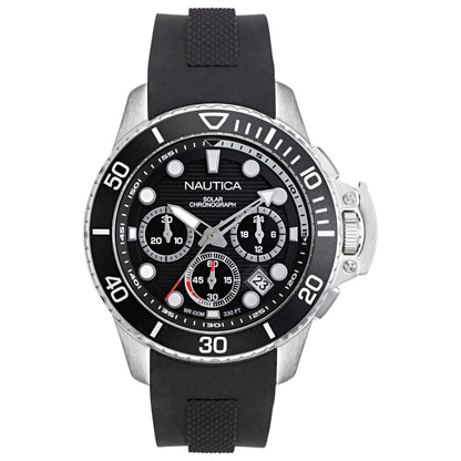 Front view of Nautica Bayside Chrono Men's Quartz Watch NAPBSC904