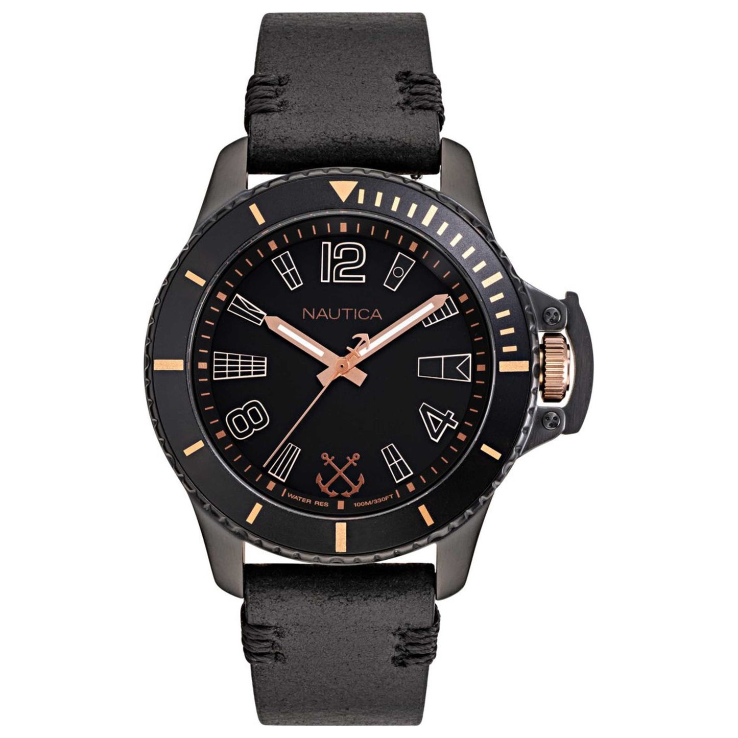 Front view of Nautica Bayside Men's Quartz Watch NAPBSF917