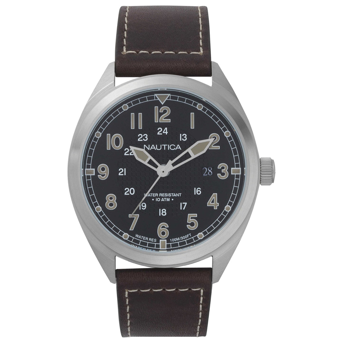 Front view of Nautica Battery Park Men's Quartz Watch NAPBTP001