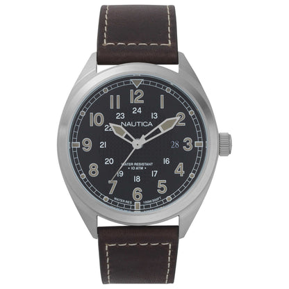 Front view of Nautica Battery Park Men's Quartz Watch NAPBTP001