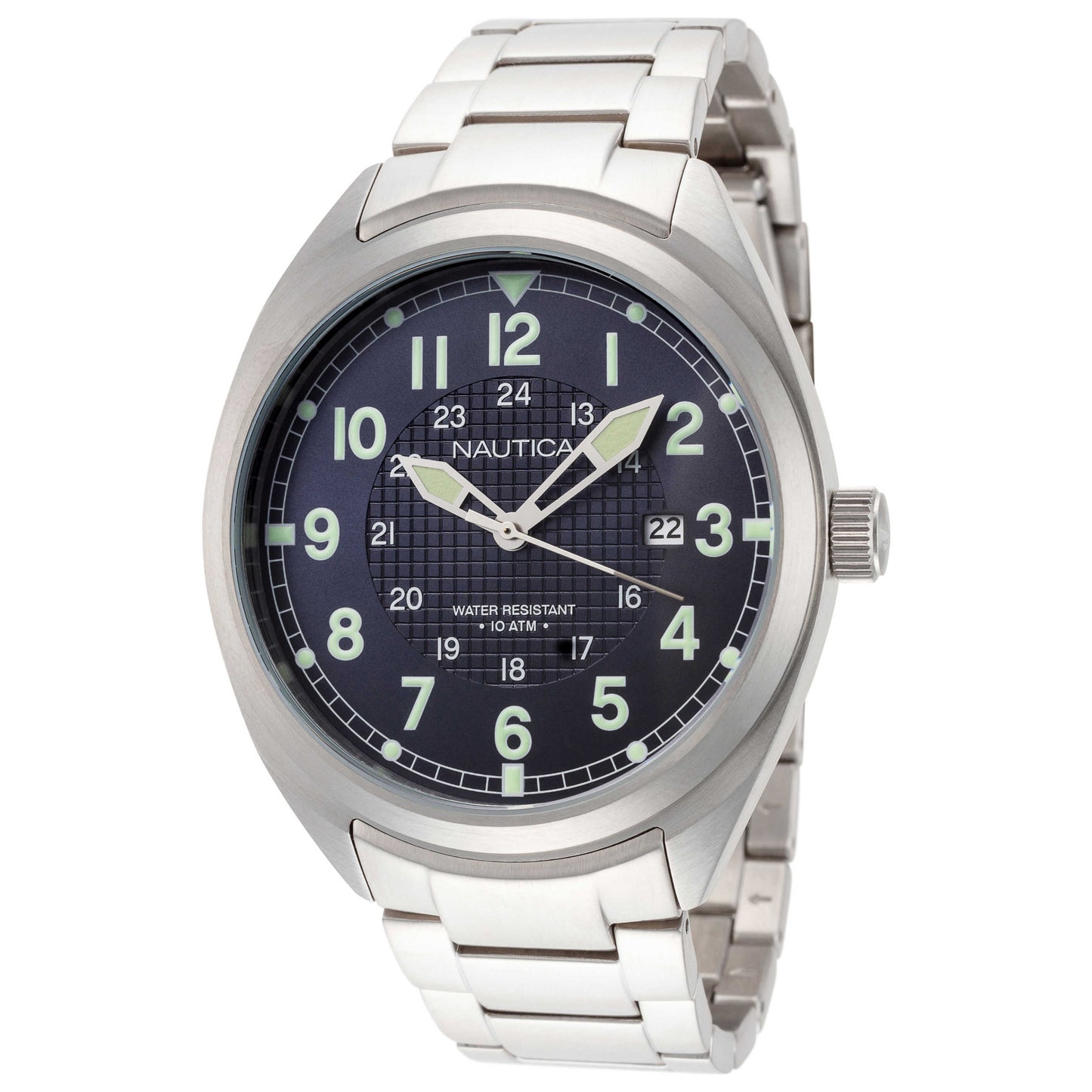 Front view of Nautica Battery Park Men's Quartz Watch NAPBTP004