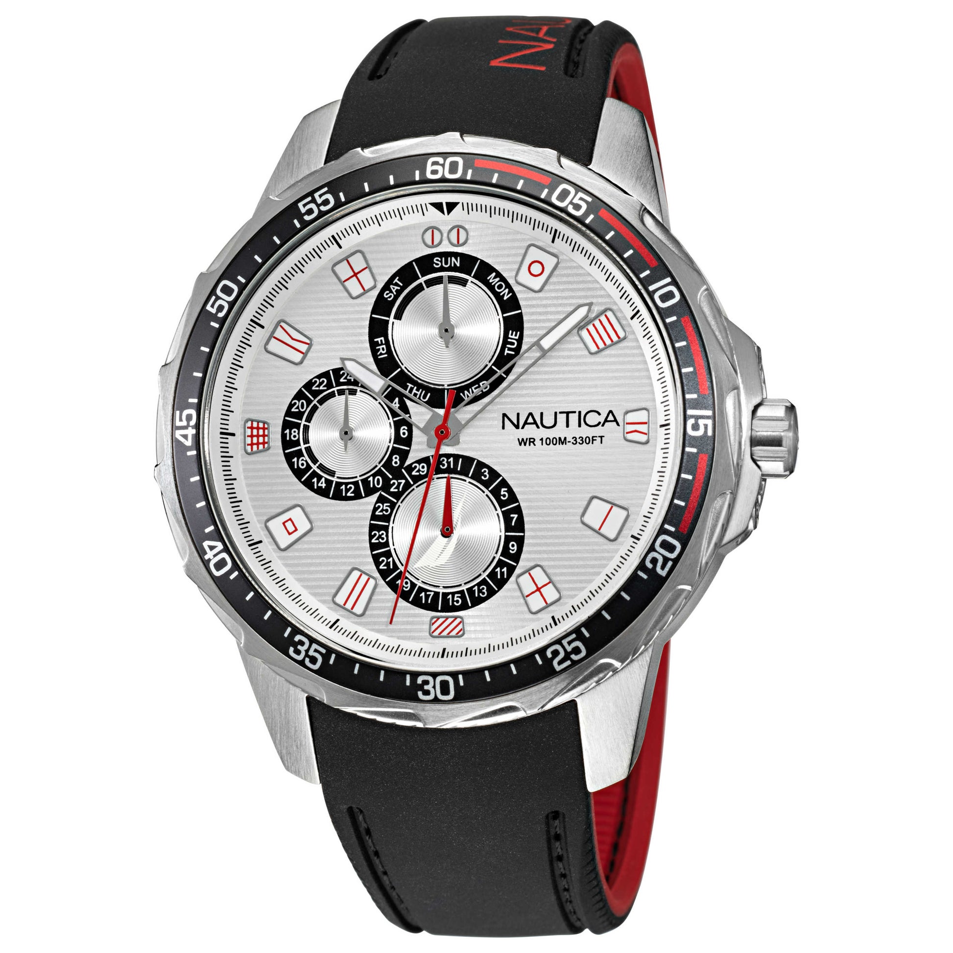 Front view of Nautica Classic Men's Quartz Watch NAPCLS117