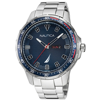 Front view of Nautica Classic Men's Quartz Watch NAPCLS120