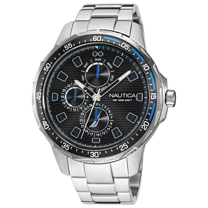 Front view of Nautica Classic Men's Quartz Watch NAPCLS121