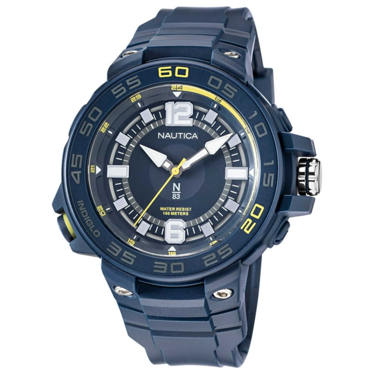 Front view of Nautica Coronado Bay Men's Quartz Watch NAPCNF106