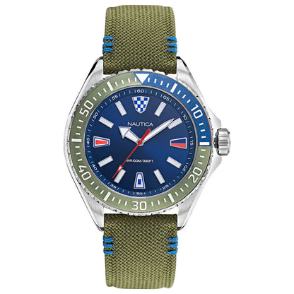 Front view of Nautica Crandon Park Men's Quartz Watch NAPCPS013