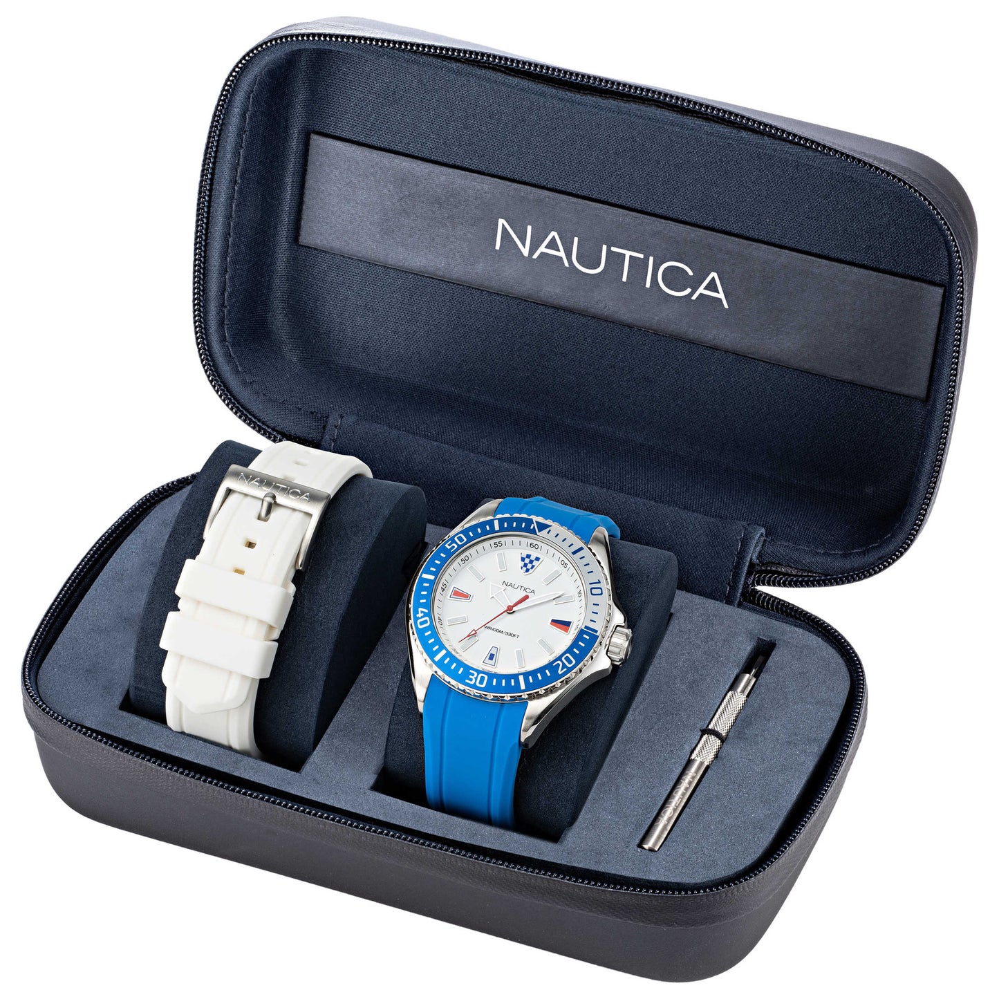 Back view of Nautica Classic Men's Quartz Watch NAPCPS015