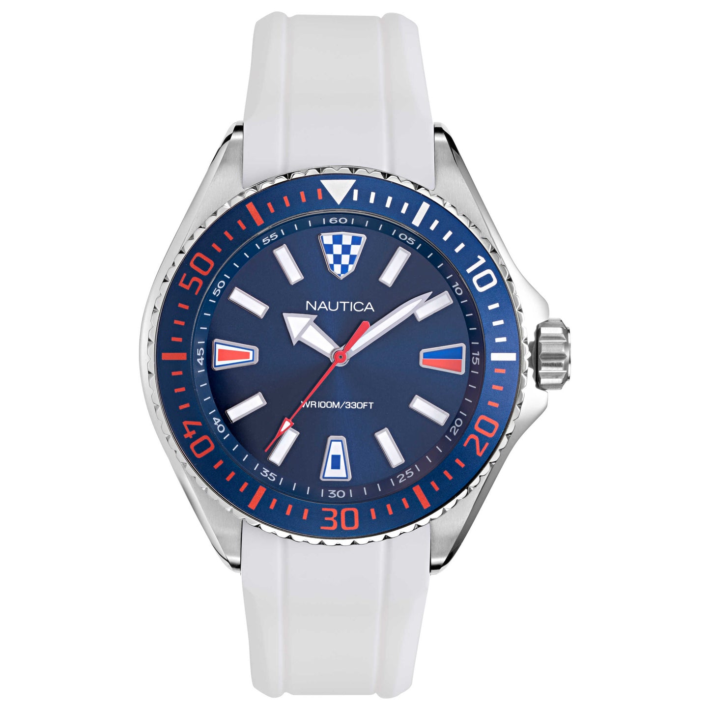 Front view of Nautica Crandon Park Beach Men's Quartz Watch NAPCPS902