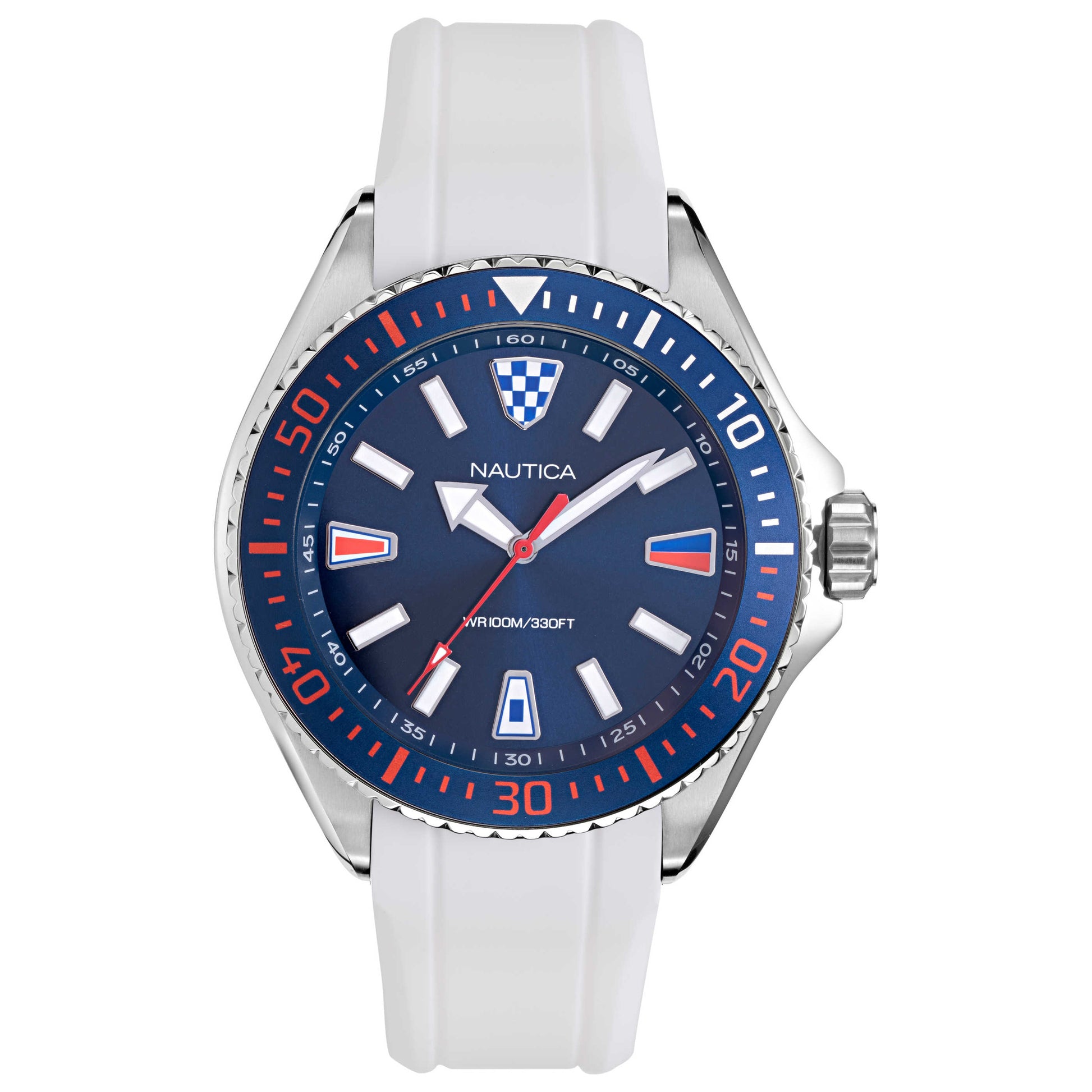 Front view of Nautica Crandon Park Beach Men's Quartz Watch NAPCPS902