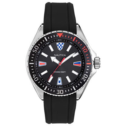 Front view of Nautica Crandon Park Beach Men's Quartz Watch NAPCPS903