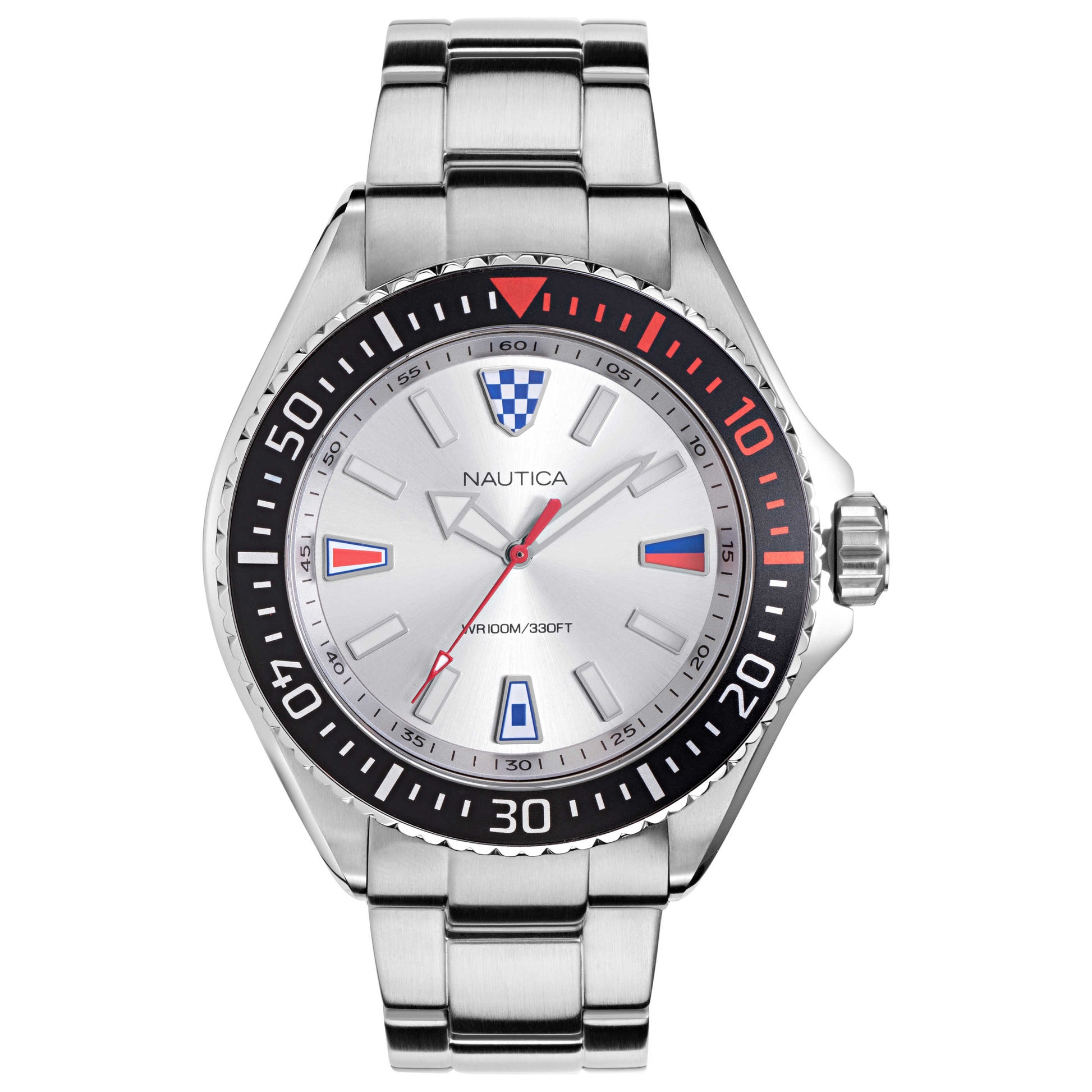 Front view of Nautica Crandon Park Beach Men's Quartz Watch NAPCPS905