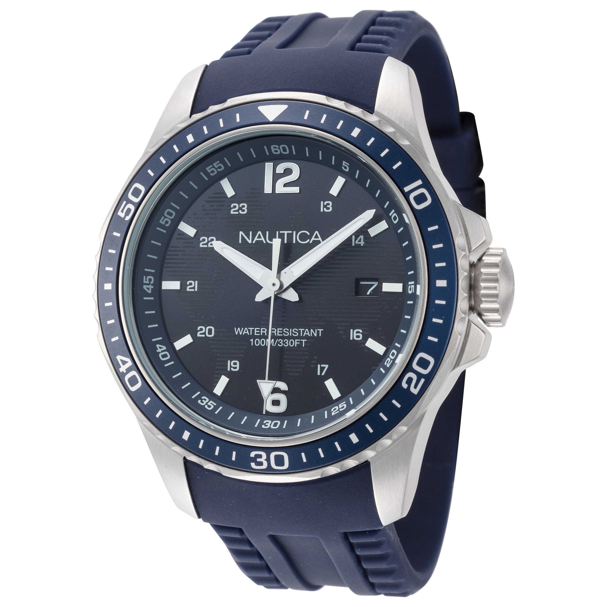 Front view of Nautica Freeboard Men's Quartz Watch NAPFRB002