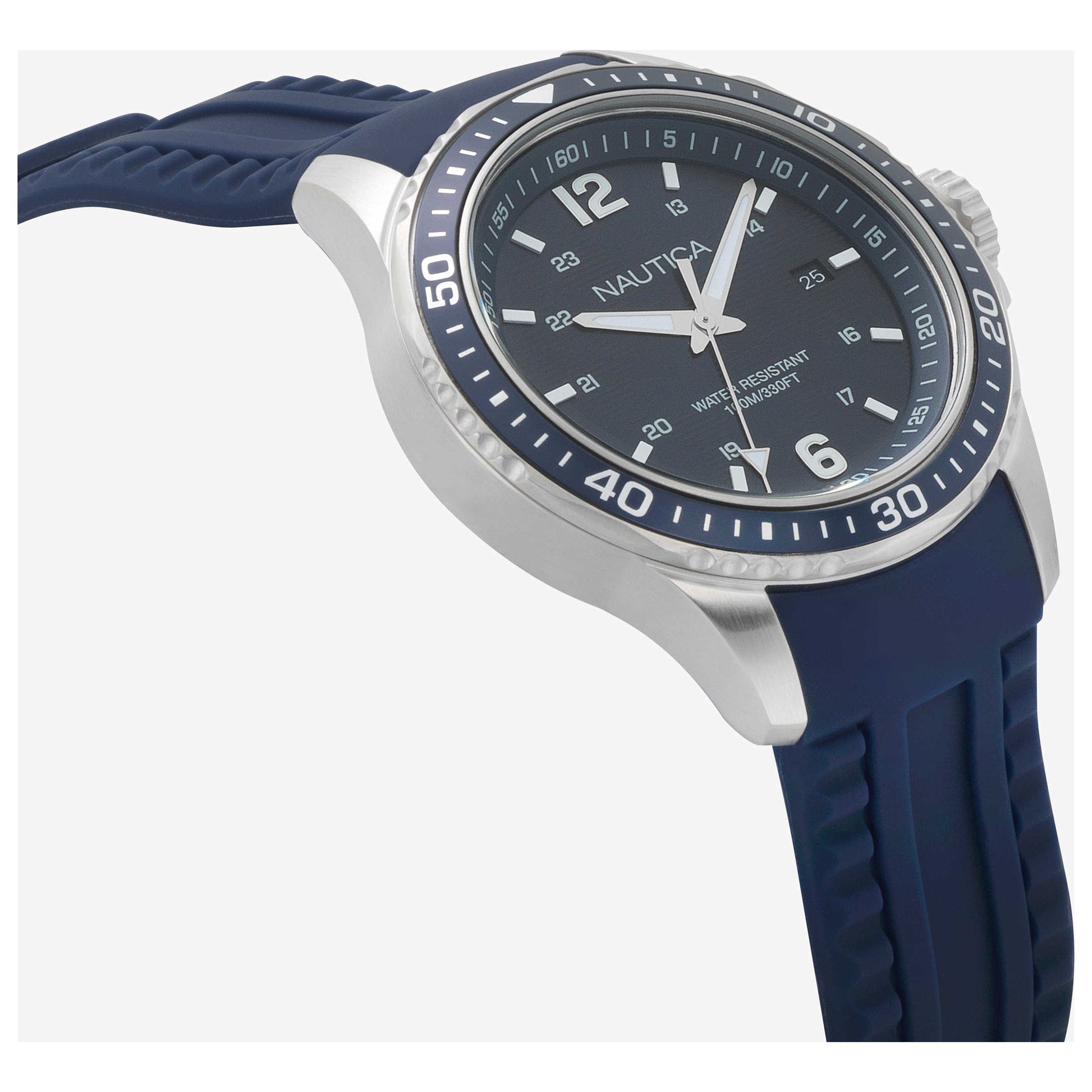 Left view of Nautica Freeboard Men's Quartz Watch NAPFRB002