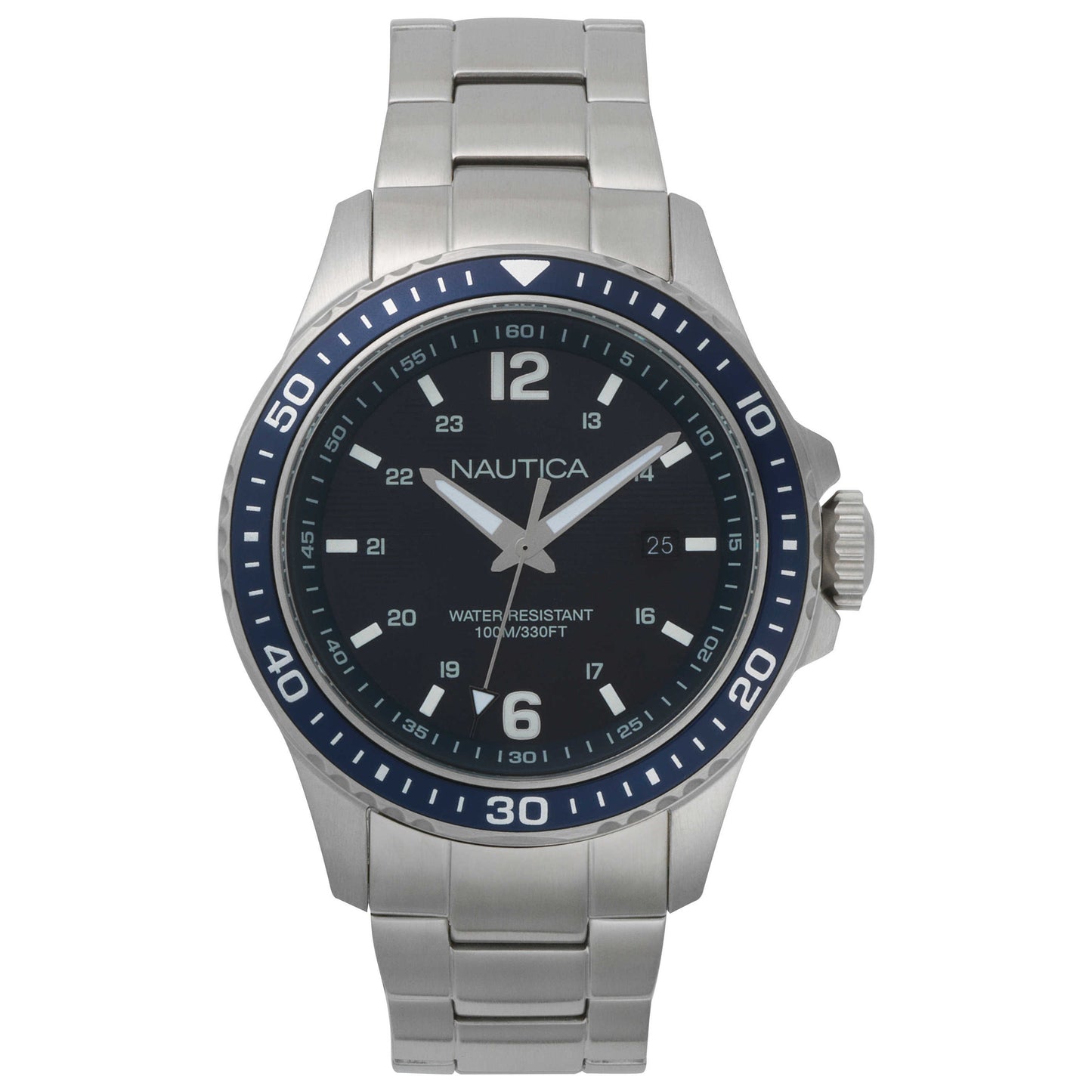 Front view of Nautica Freeboard Men's Quartz Watch NAPFRB013